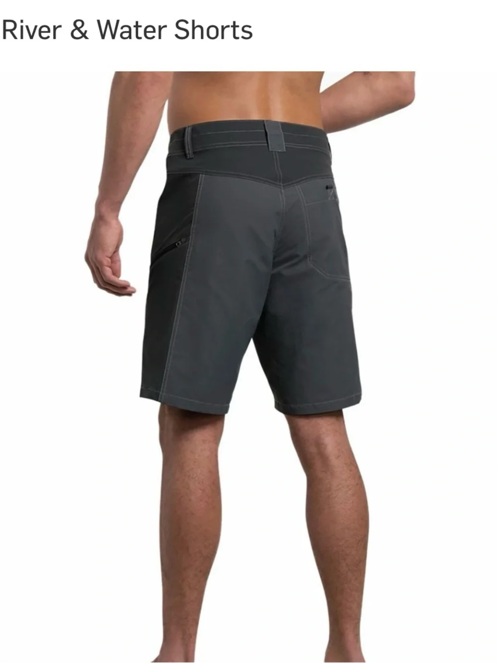 Kuhl Men's Olive Hybrid Mutiny River Shorts